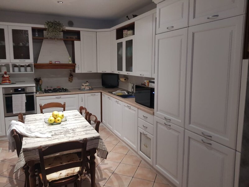 Dopo:Cucina Bianca Opaca