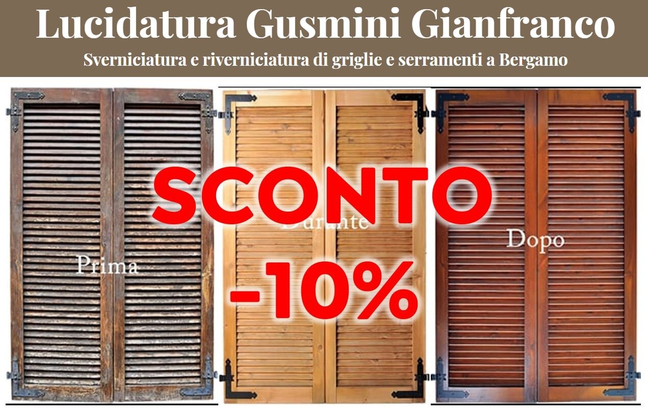 Ulteriore sconto del 10%