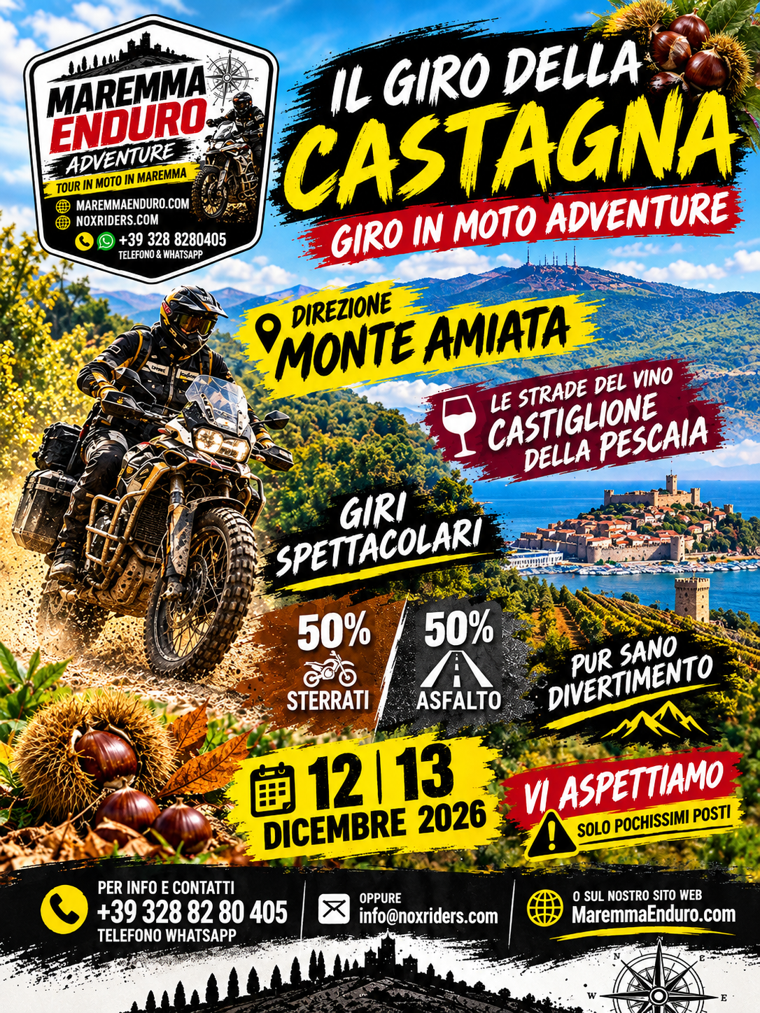Tour della Castagna Moto Adventure 12/13 Dicembre 2026