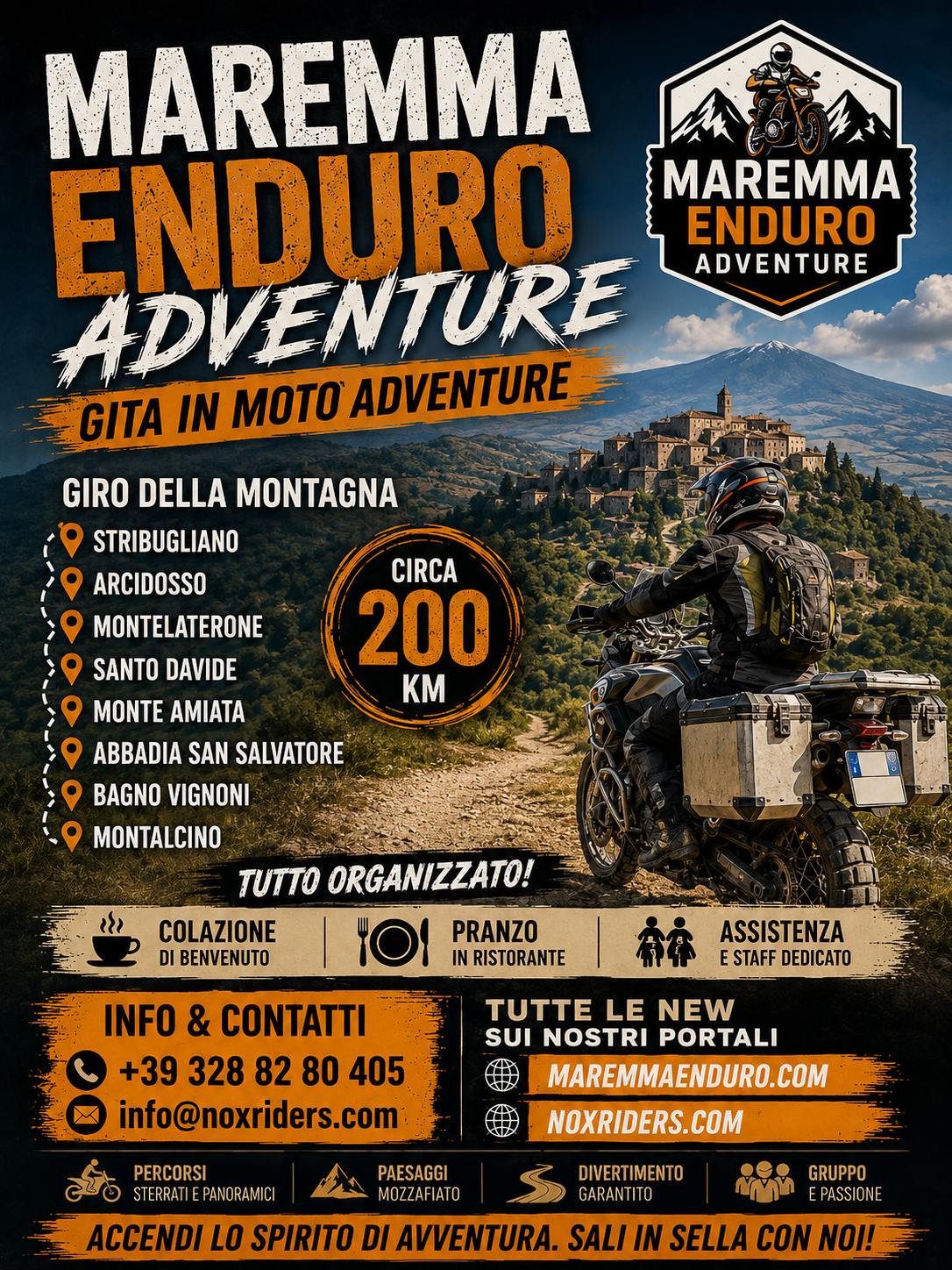 Moto Girata Adventure della Montagna Amiata