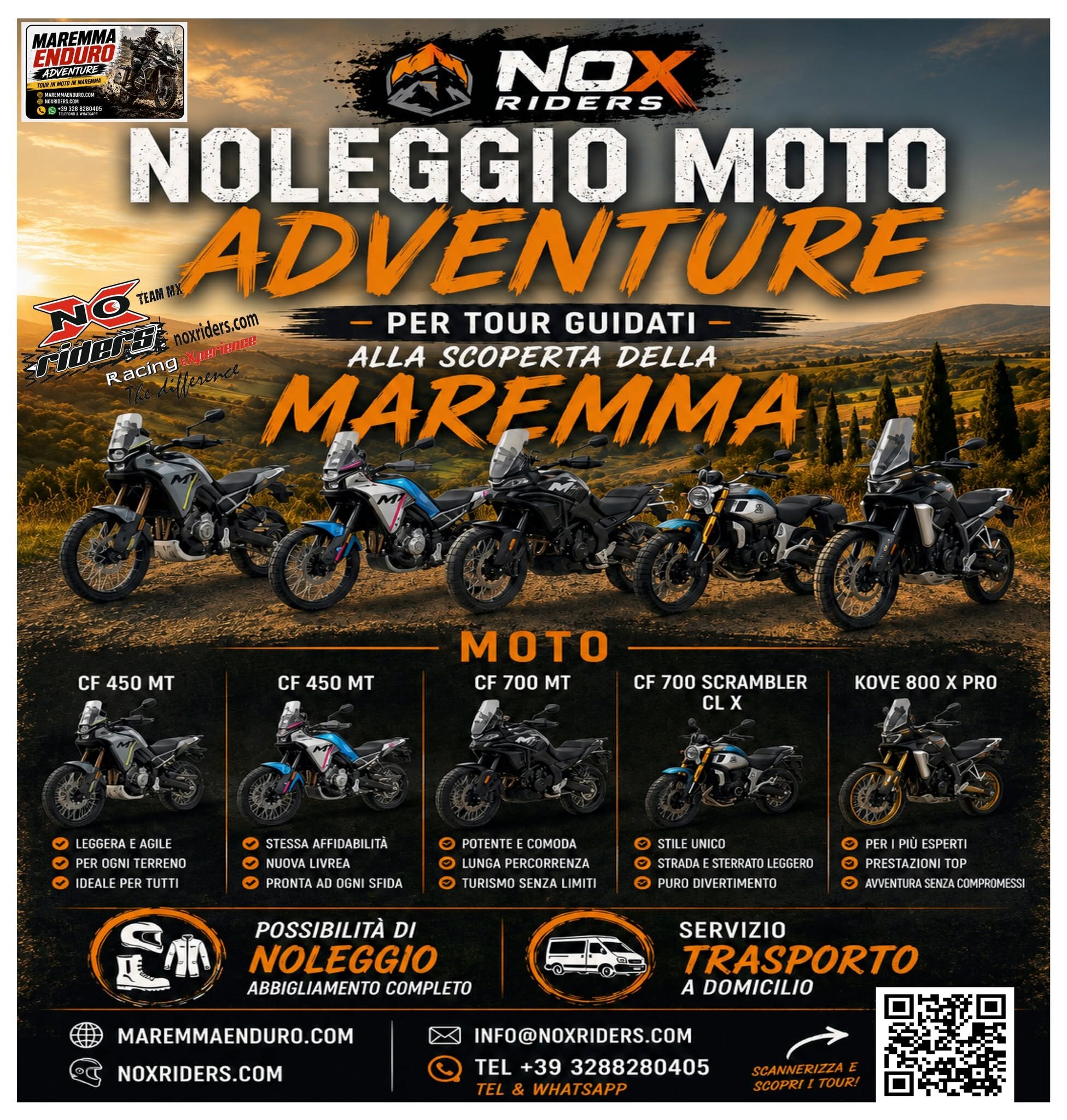 Maremma Enduro Noleggia la tua Moto Adventure