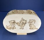 art-c272-k-cassettiera-2-ante-3-cassetti-disegno-3-gattini