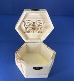 art-c130-f-cofanetto-esagonale-disegno-uccellini