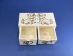 art-c283-f-cassettiera-2-cassettini-disegno-gattini