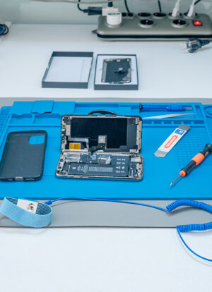 Banco lavoro elettronico.