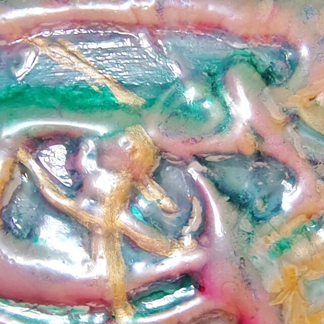 Particolari di quadri astratti dai colori solari , luminosi ed eterei. Pittura in rilievo. Particolari di quadri astratti dai colori solari , luminosi ed eterei. Pittura in rilievo.