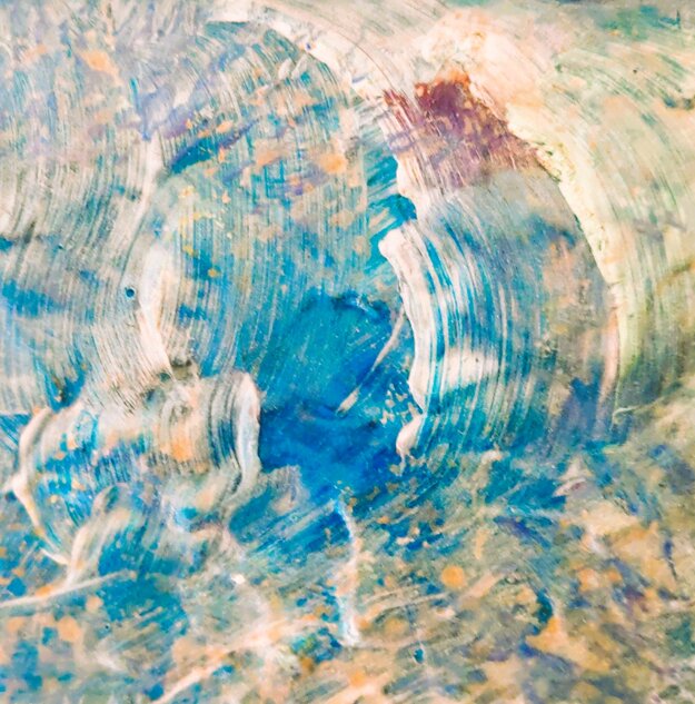 Particolari di quadri astratti dai colori solari , luminosi ed eterei. Pittura in rilievo. Particolari di quadri astratti dai colori solari , luminosi ed eterei. Pittura in rilievo.