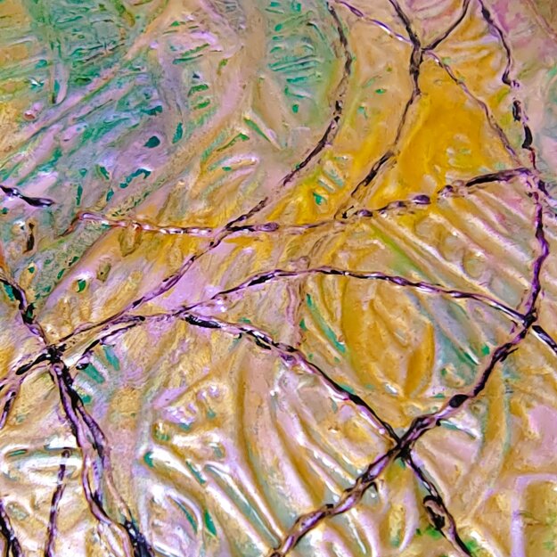 Particolari di quadri astratti dai colori solari , luminosi ed eterei. Pittura in rilievo. Particolari di quadri astratti dai colori solari , luminosi ed eterei. Pittura in rilievo.