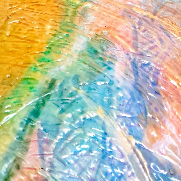 Particolari di quadri astratti dai colori solari , luminosi ed eterei. Pittura in rilievo. Particolari di quadri astratti dai colori solari , luminosi ed eterei. Pittura in rilievo.