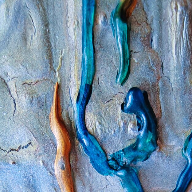 Particolari di quadri astratti dai colori solari , luminosi ed eterei. Pittura in rilievo. Particolari di quadri astratti dai colori solari , luminosi ed eterei. Pittura in rilievo.