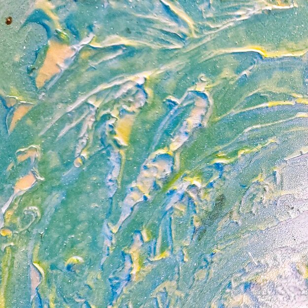 Particolari di quadri astratti dai colori solari , luminosi ed eterei. Pittura in rilievo. Particolari di quadri astratti dai colori solari , luminosi ed eterei. Pittura in rilievo.