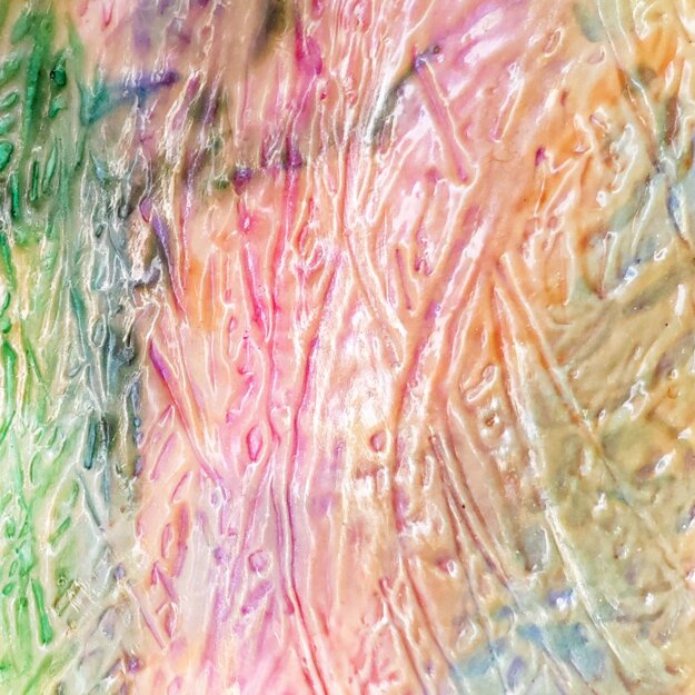 Particolari di quadri astratti dai colori solari , luminosi ed eterei. Pittura in rilievo. Particolari di quadri astratti dai colori solari , luminosi ed eterei. Pittura in rilievo.