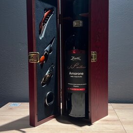 Amarone in cassa singola con accessori