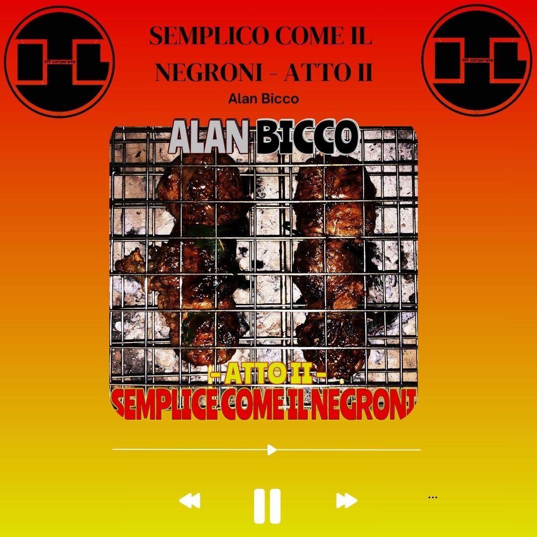 Semplice come il Negroni - Atto II è la nuova raccolta di Alan Bicco!