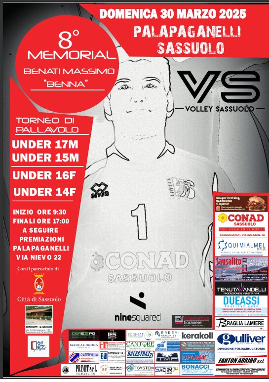 MEMORIAL BENATI 30-03-25 QUI IL PROGRAMMA