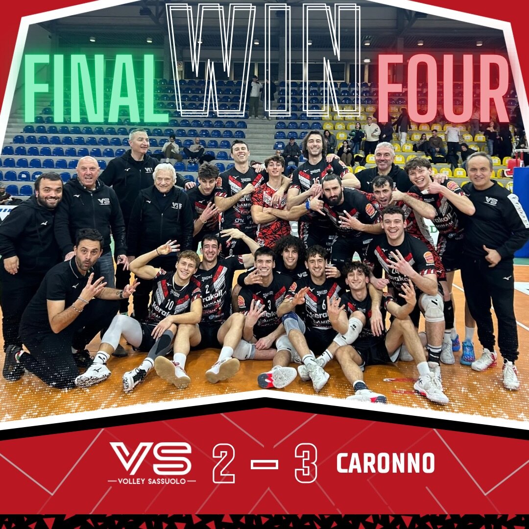 KERAKOLL SASSUOLO CON SOLI 2 SET SI AGGIUDICA LA FINAL FOUR DI COPPA ITALIA