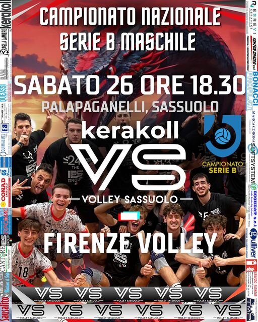 KERAKOLL SASSUOLO RIPARTE L'AVVENTURA AL PALAPAGANELLI SABATO 26/10/24 ALLE 18:30 CONTRO FIRENZE