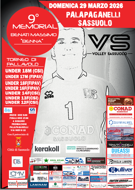 AL VIA LE ISCRIZIONI AL 9° MEMORIAL BENATI DEL 29-3-26 AL VIA LE ISCRIZIONI AL 9° MEMORIAL BENATI DEL 29-3-26