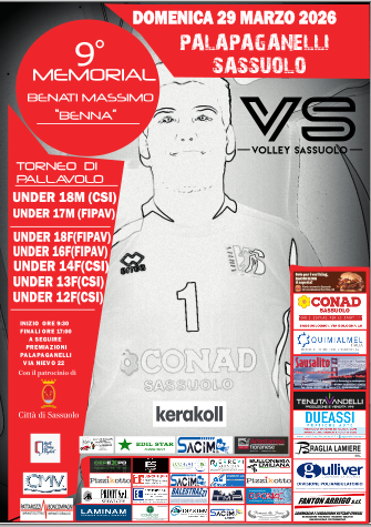 AL VIA LE ISCRIZIONI AL 9&deg; MEMORIAL BENATI DEL 29-3-26