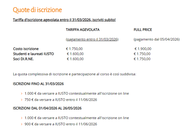quote iscrizione