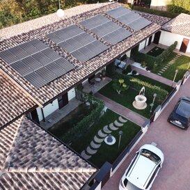 4 Villette indipendenti Linaro Lotto 1 Vista Drone 4 Villette indipendenti Linaro Lotto 1 Vista Drone