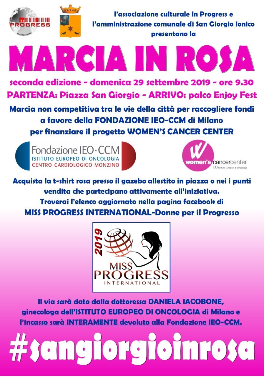 Miss Progress International-Donne per il Progresso, tutto pronto per la settima edizione