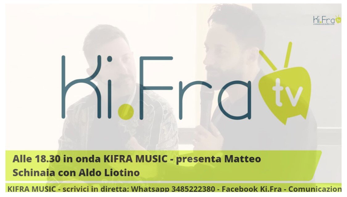Alle 18.30 KIFRA MUSIC, lo speciale musicale di Kifra Tv in diretta facebook Alle 18.30 KIFRA MUSIC, lo speciale musicale di Kifra Tv in diretta facebook