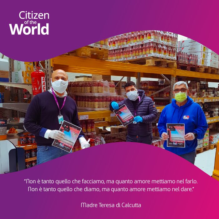 Importante donazione di Teleperformance Italia alla Caritas Parrocchiale Gesù Divin Lavoratore di Taranto