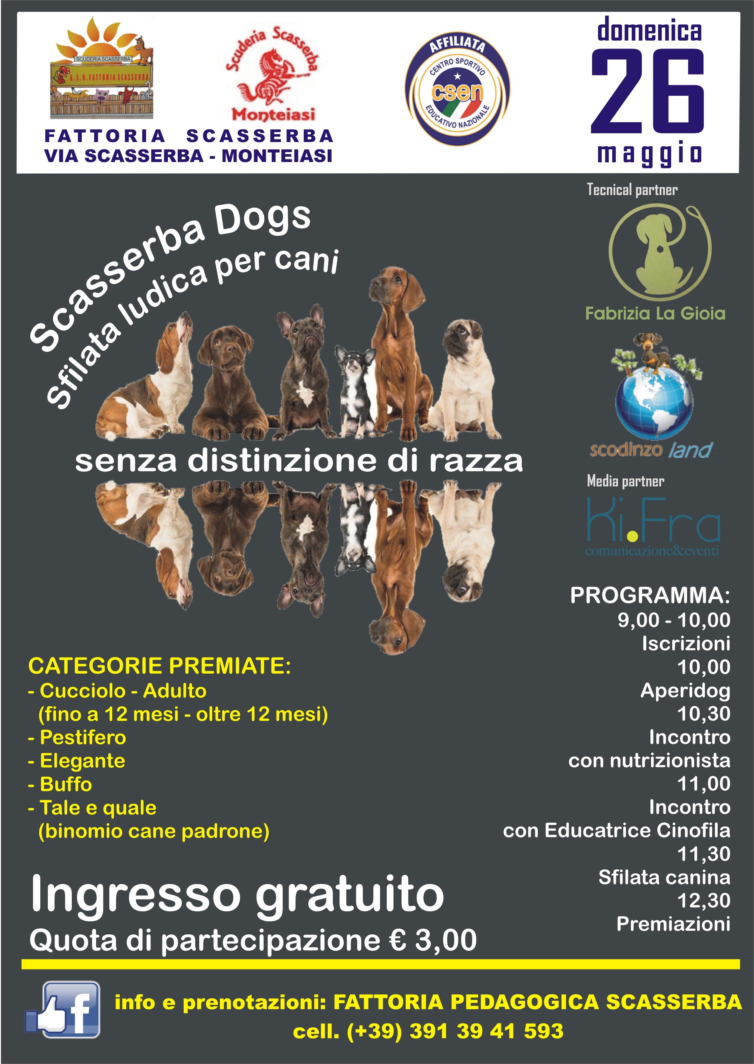 26 maggio: Scasserba Dogs alla Fattoria Scasserba