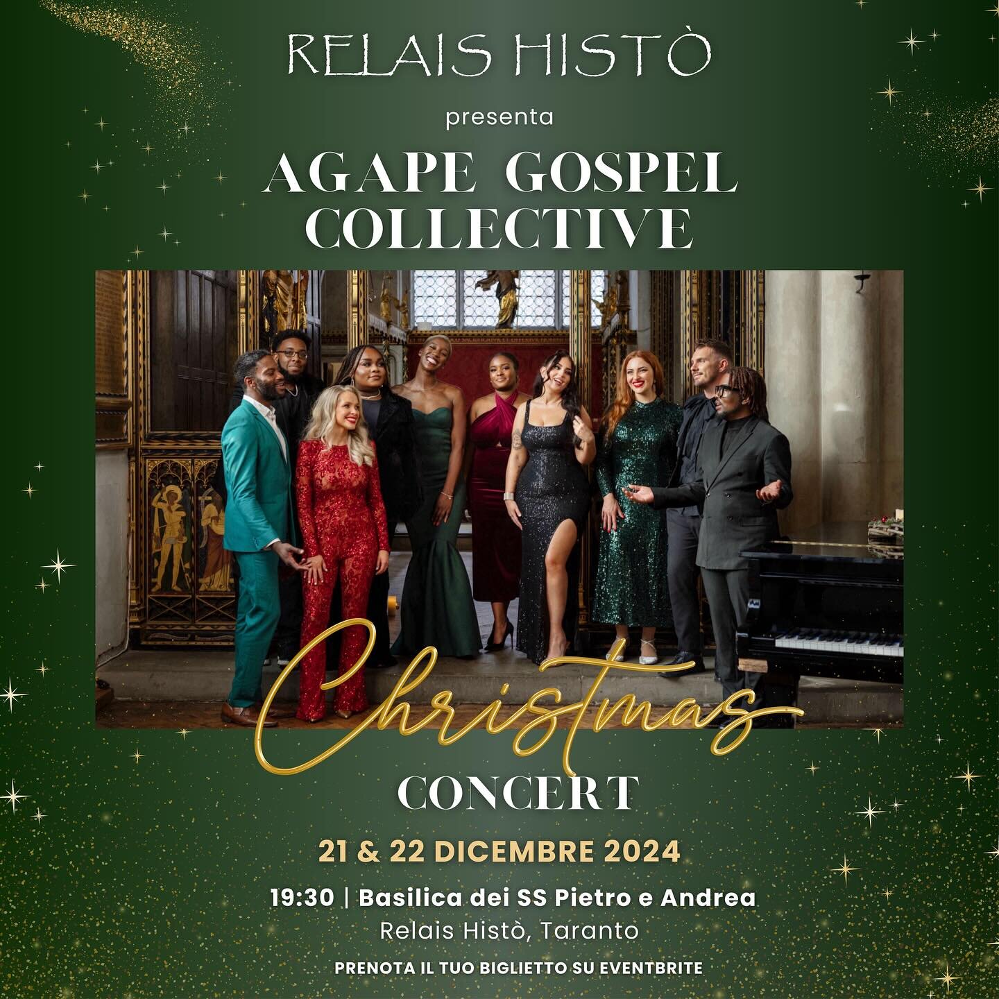 21&22 dicembre: Agape Gospel Collective al Relais Histò per l’unica tappa italiana 21&22 dicembre: Agape Gospel Collective al Relais Histò per l’unica tappa italiana
