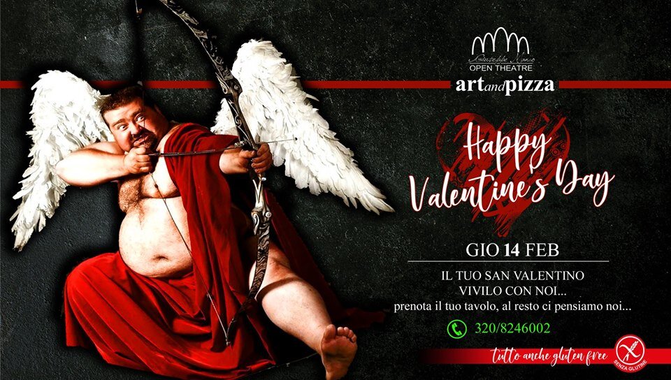 14 febbraio: "Valentine's day" al Teatro Art Club Restaurant&Pizza 14 febbraio: "Valentine's day" al Teatro Art Club Restaurant&Pizza