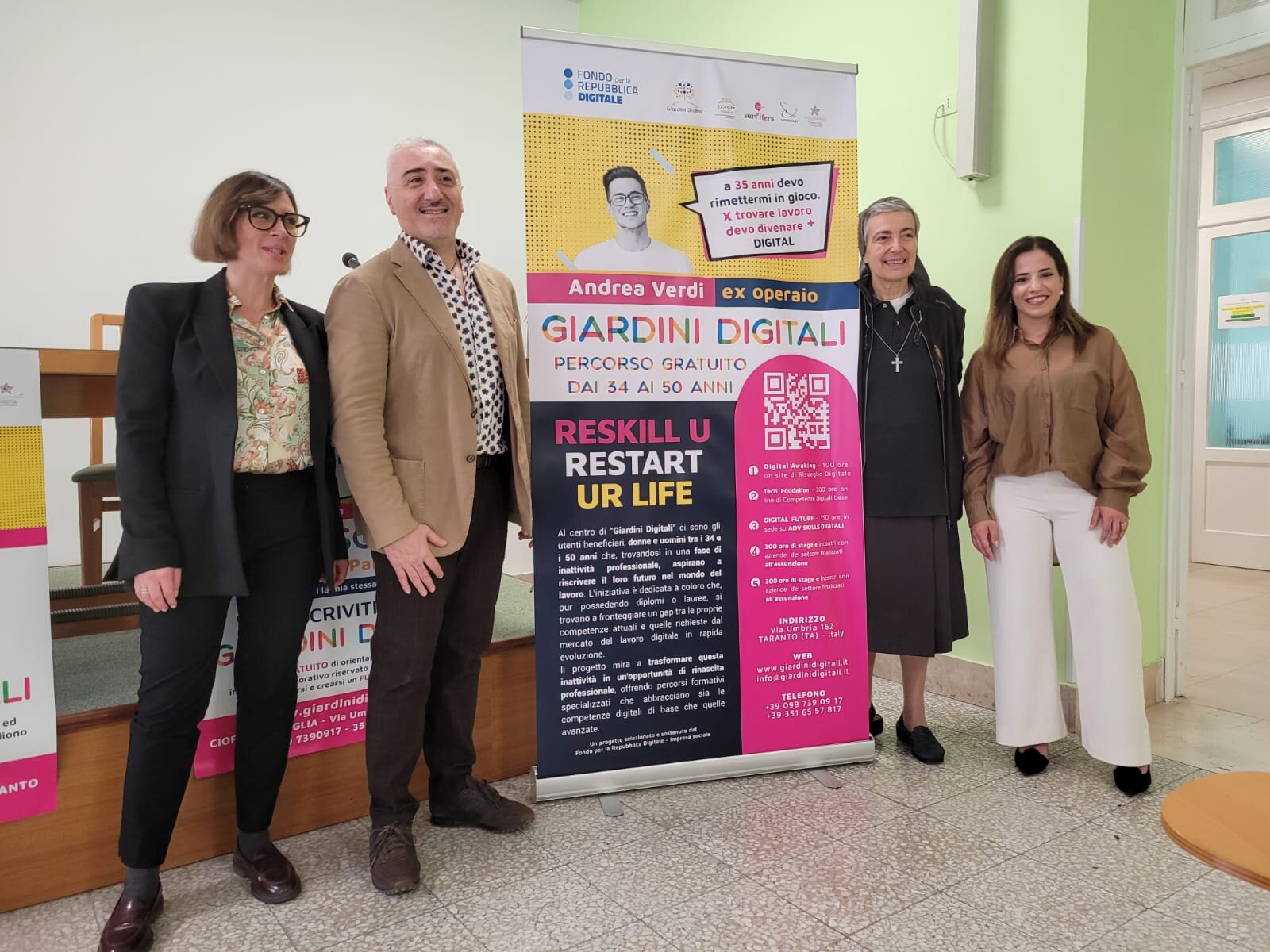 PRESENTATO IL PROGETTO GIARDINI DIGITALI DI CIOFS/FP PUGLIA ETS, SURFHERS, VISIONARI E STELLA MARINA