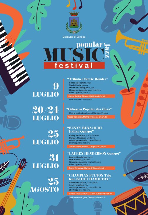 EVENTI ESTATE GINOSA E MARINA: ECCO IL PROGRAMMA EVENTI ESTATE GINOSA E MARINA: ECCO IL PROGRAMMA