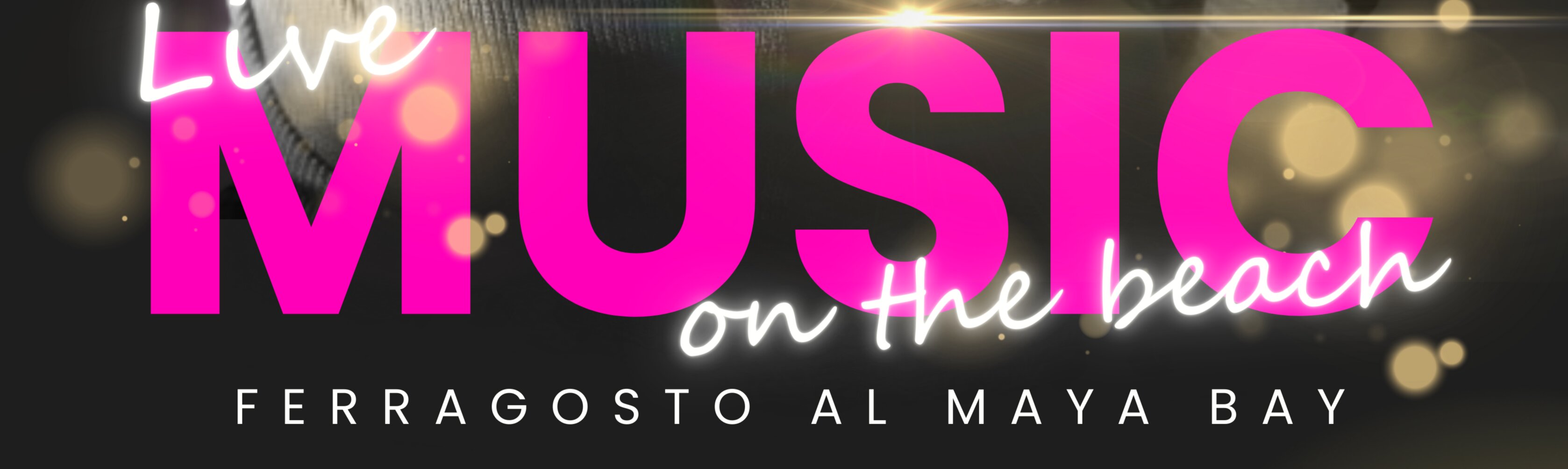 "Live music on the beach", Frankavilla star al Ferragosto del Maya Bay