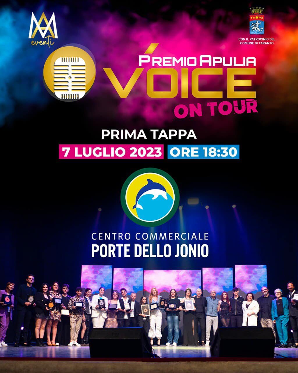 Premio Apulia Voice ON TOUR, venerdì 7 luglio la prima tappa a Porte dello Jonio Premio Apulia Voice ON TOUR, venerdì 7 luglio la prima tappa a Porte dello Jonio