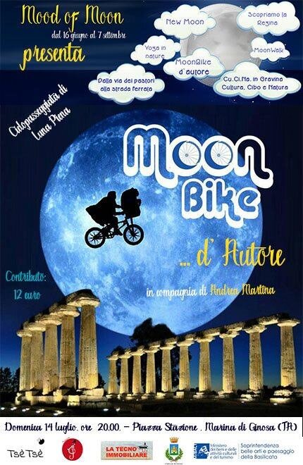 Moon bike d'autore con Andrea Martina: grande evento a Ginosa Marina Moon bike d'autore con Andrea Martina: grande evento a Ginosa Marina