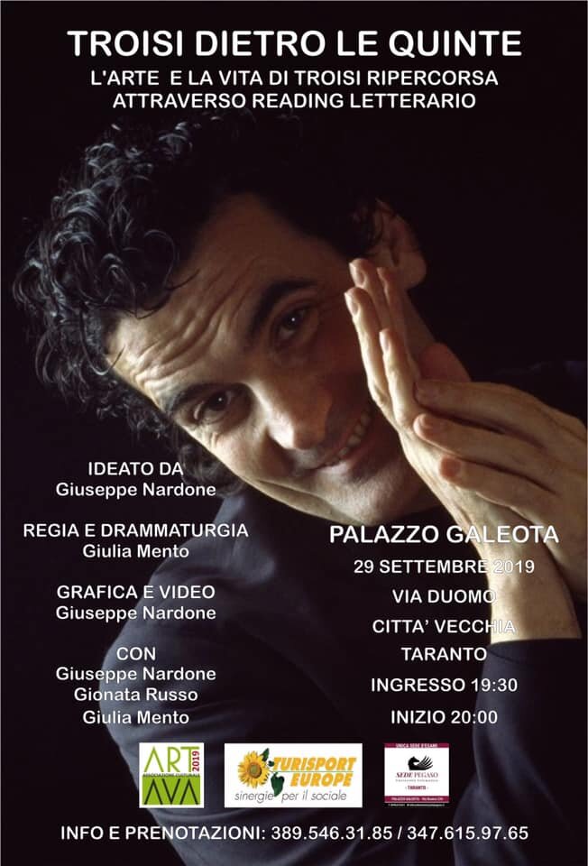 29 settembre: Troisi Dietro Le Quinte