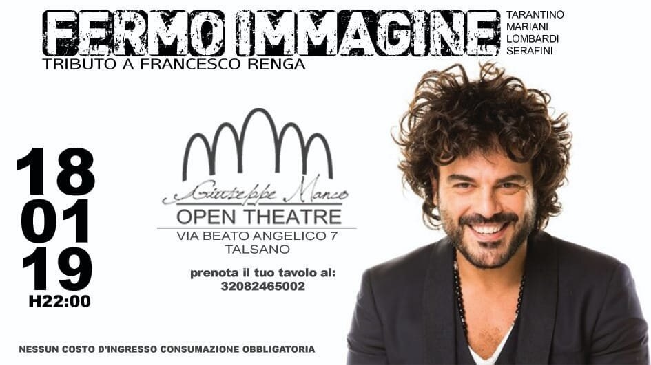 La grande musica di Francesco Renga al Teatro Art Club Restaurant & Pizza con i Fermo Immagine La grande musica di Francesco Renga al Teatro Art Club Restaurant & Pizza con i Fermo Immagine