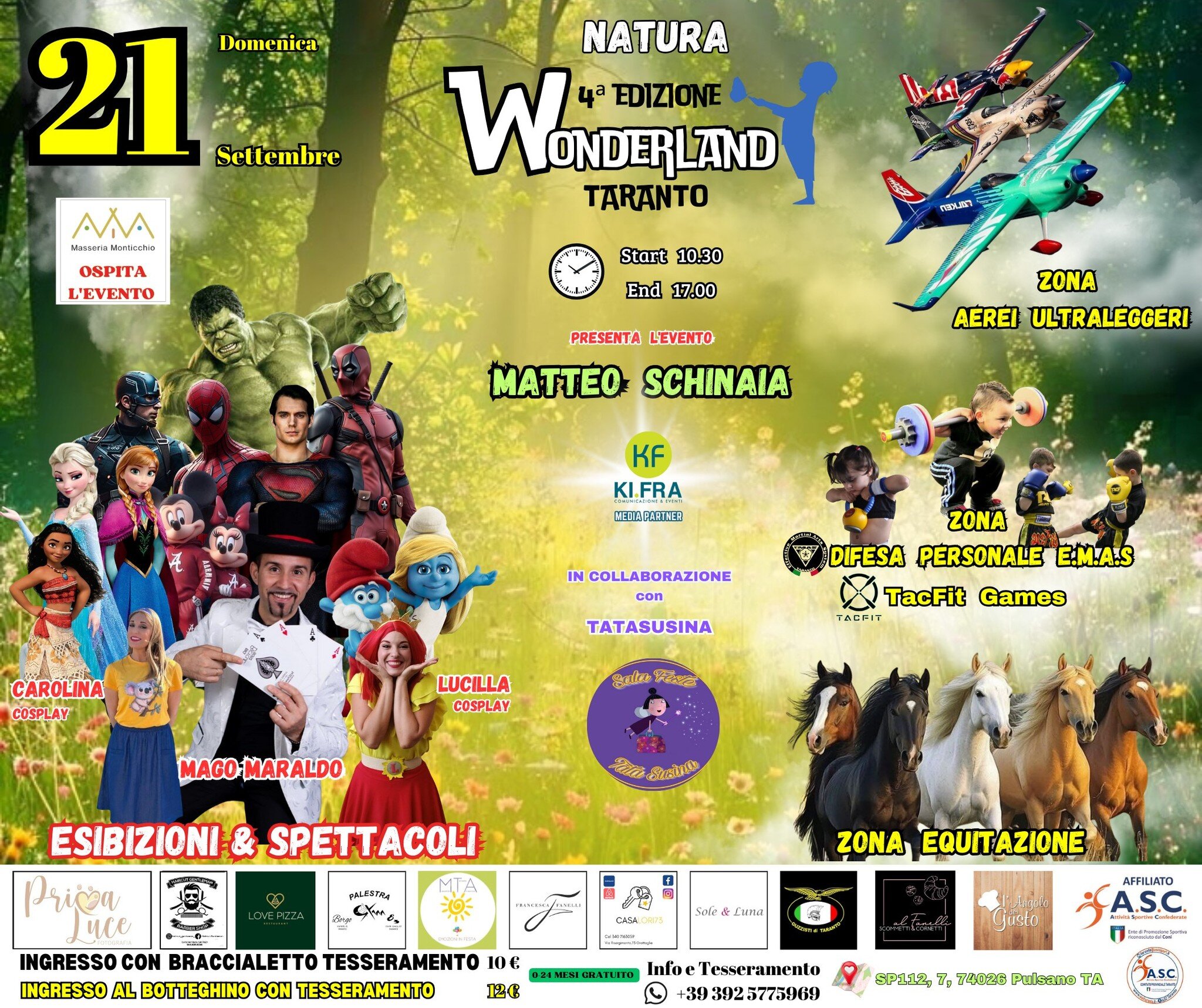 Torna Wonderland Taranto: la magia nel cuore della natura