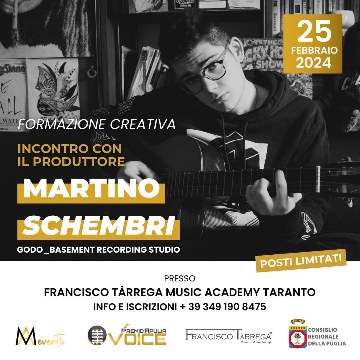 "Formazione Creativa", terzo appuntamento: il 25 febbraio "Incontro con il produttore" con Martino Schembri "Formazione Creativa", terzo appuntamento: il 25 febbraio "Incontro con il produttore" con Martino Schembri