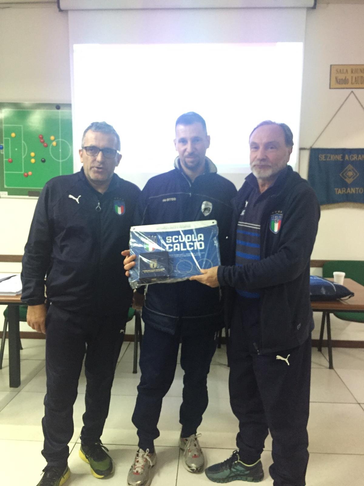 Riunione tecnica all'Aia di Taranto, Real Virtus Grottaglie presente Riunione tecnica all'Aia di Taranto, Real Virtus Grottaglie presente