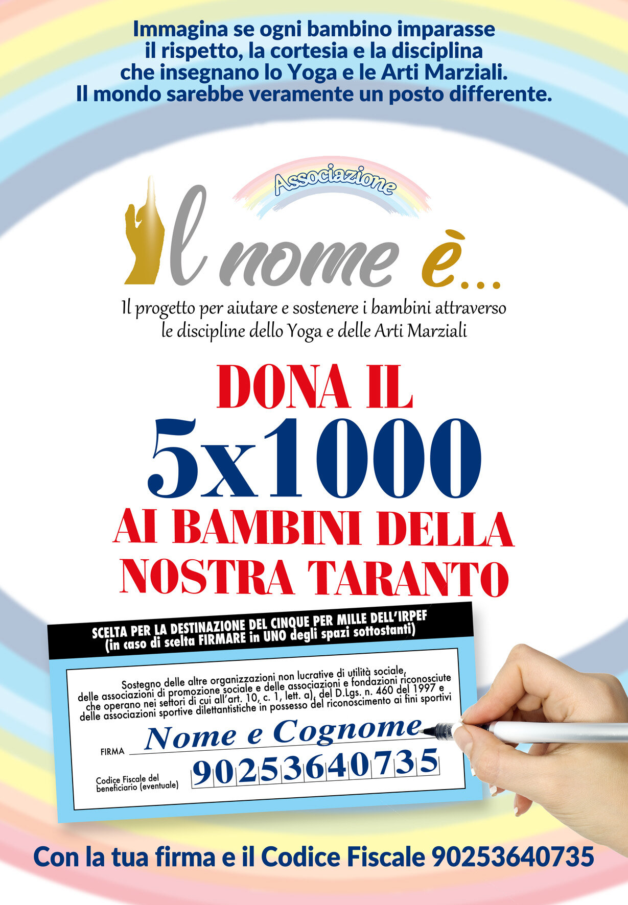 “Il nome è…” , arti marziali e yoga ai bambini della provincia di Taranto in forma totalmente gratuita “Il nome è…” , arti marziali e yoga ai bambini della provincia di Taranto in forma totalmente gratuita