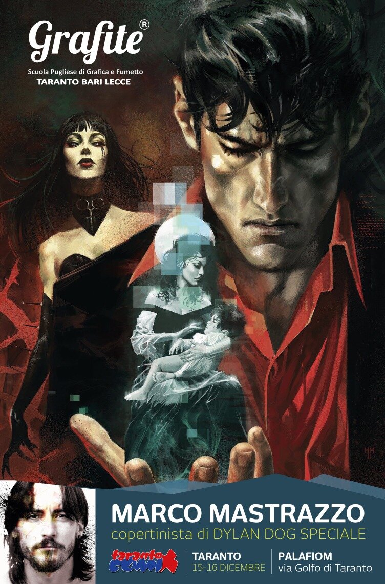 Marco Mastrazzo, il copertinista di Dylan Dog Speciale, è l’ospite di Grafite al Taranto Comix