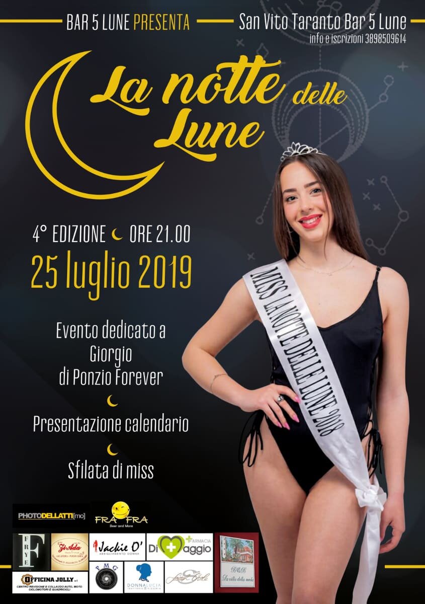 25 luglio: torna "La notte delle Lune"