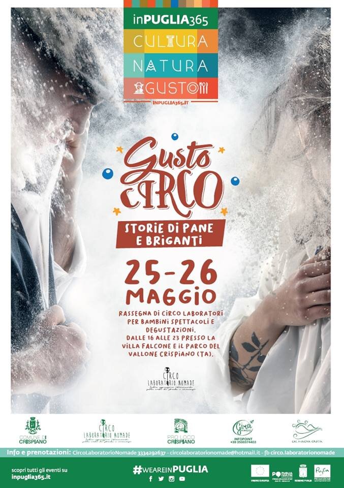 A Crispiano nel weekend “Gusto Circo”. Ecco il programma della manifestazione