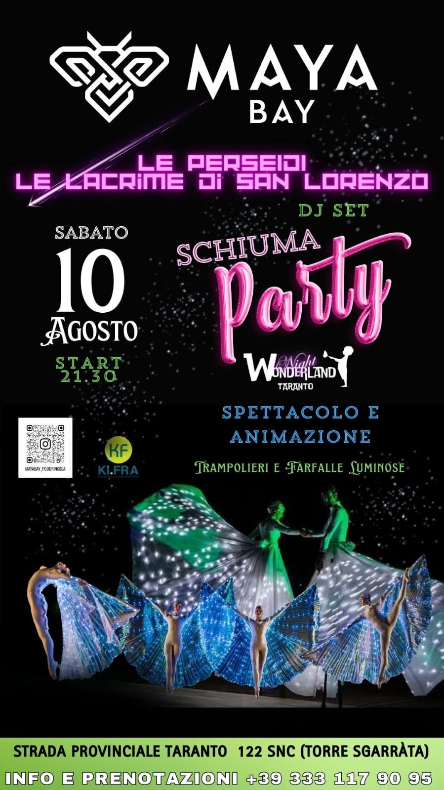 La notte di San Lorenzo al Maya Bay con lo spettacolo di Wonderland!