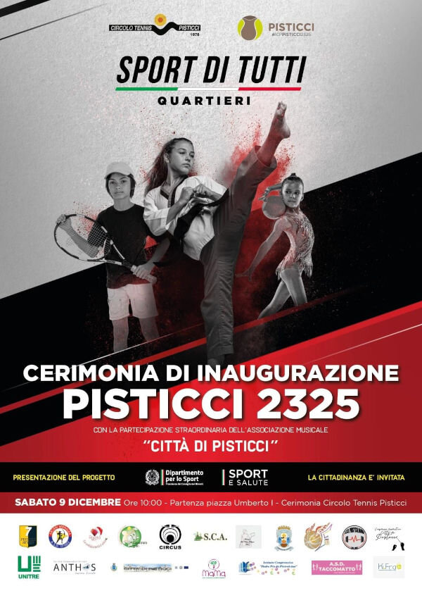 Sport di Tutti - Quartieri, a Pisticci un progetto di promozione ed inclusione sociale