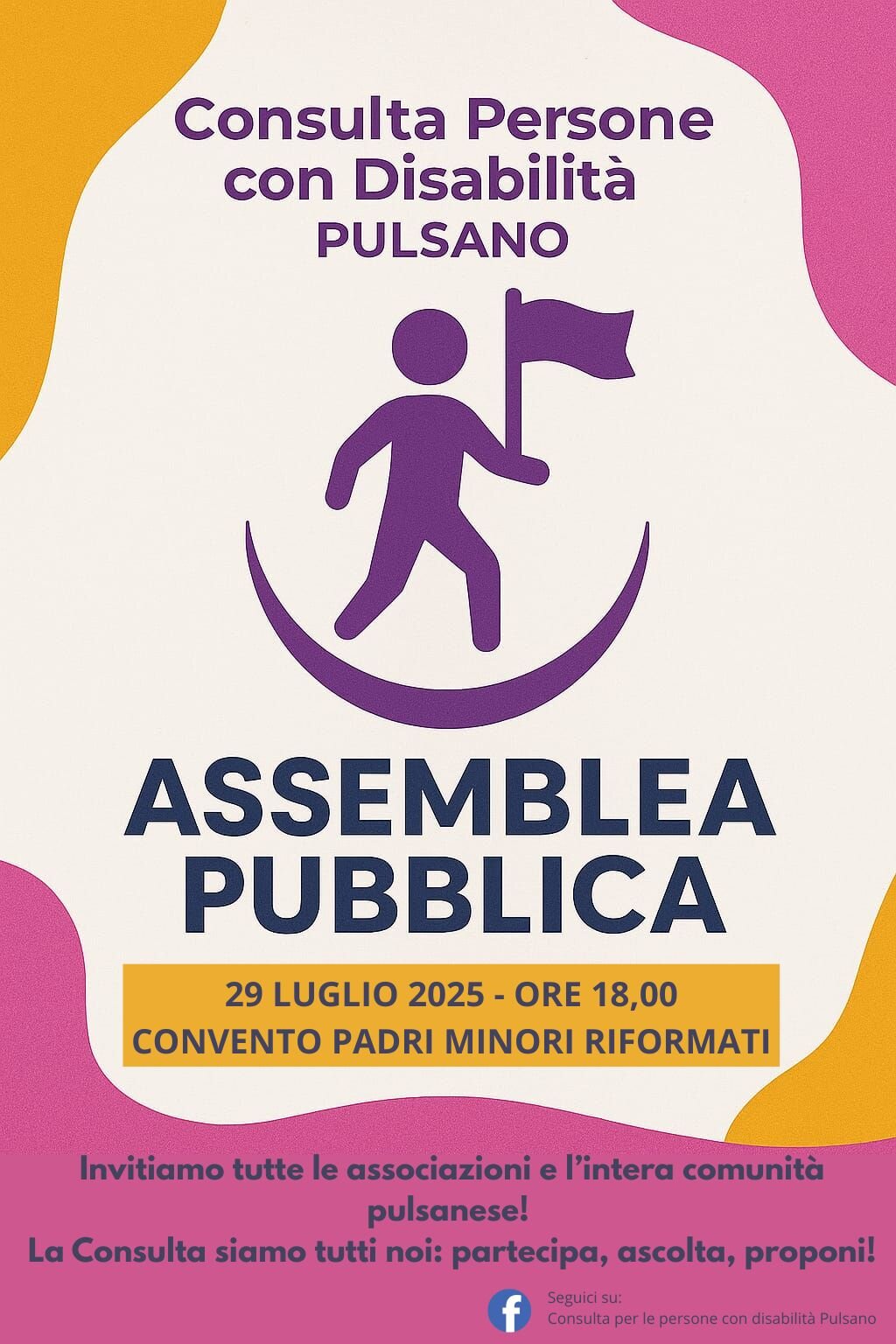 Consulta per le Persone con Disabilità a Pulsano: oggi la prima assemblea pubblica