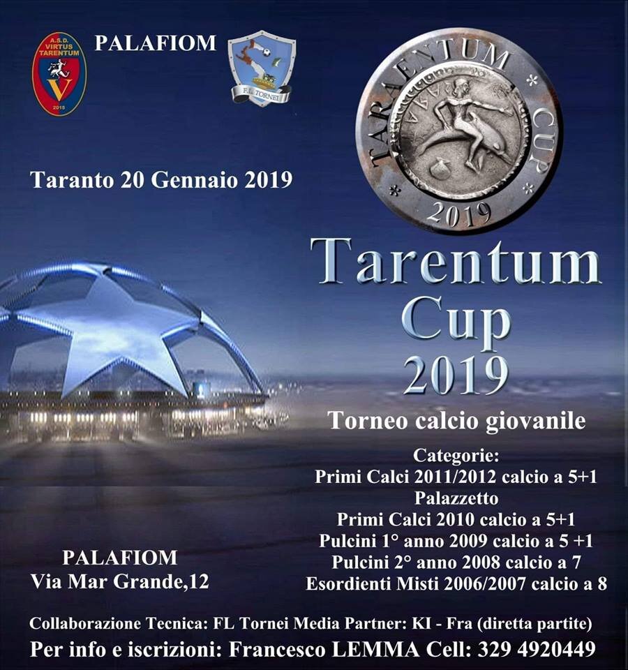 La Tarentum Cup è già un successo: sold out dieci giorni prima del via