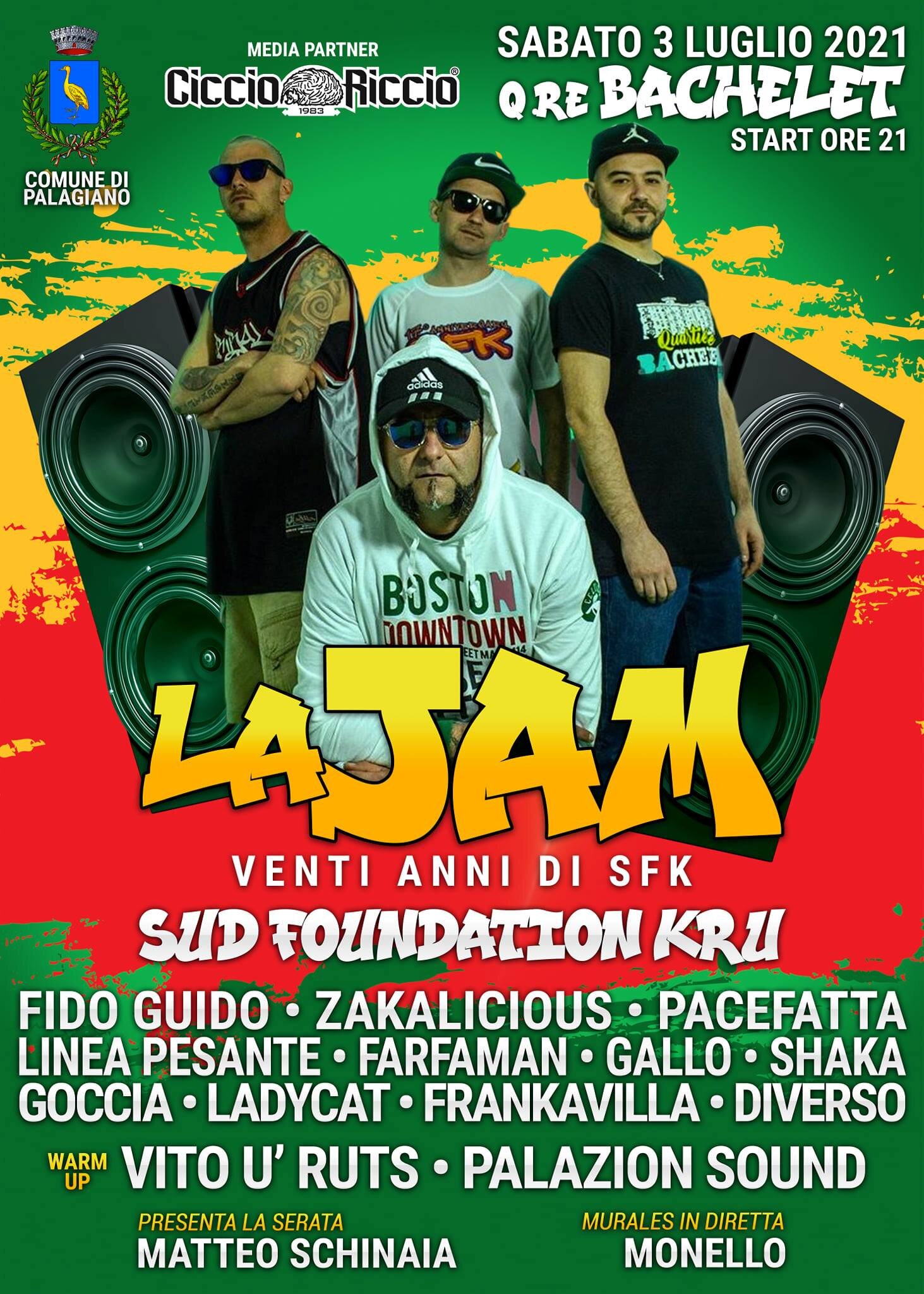20 anni di SFK, sabato 3 luglio a Palagiano "La JAM" 20 anni di SFK, sabato 3 luglio a Palagiano "La JAM"